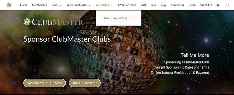 How to Sponsor a ClubMaster Club Page