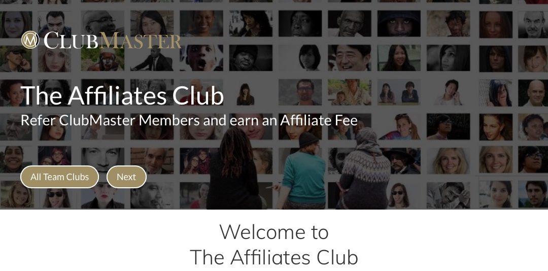 How to become a ClubMaster Affiliate